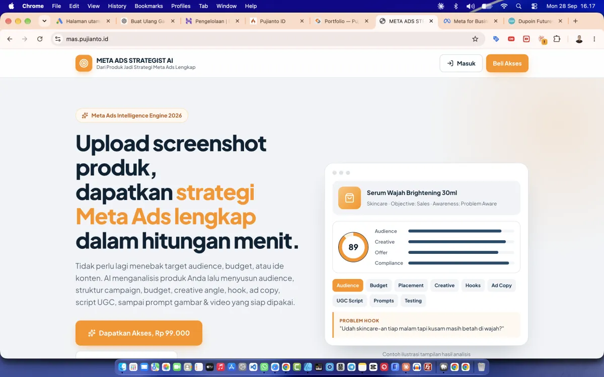 Meta Ads Strategis