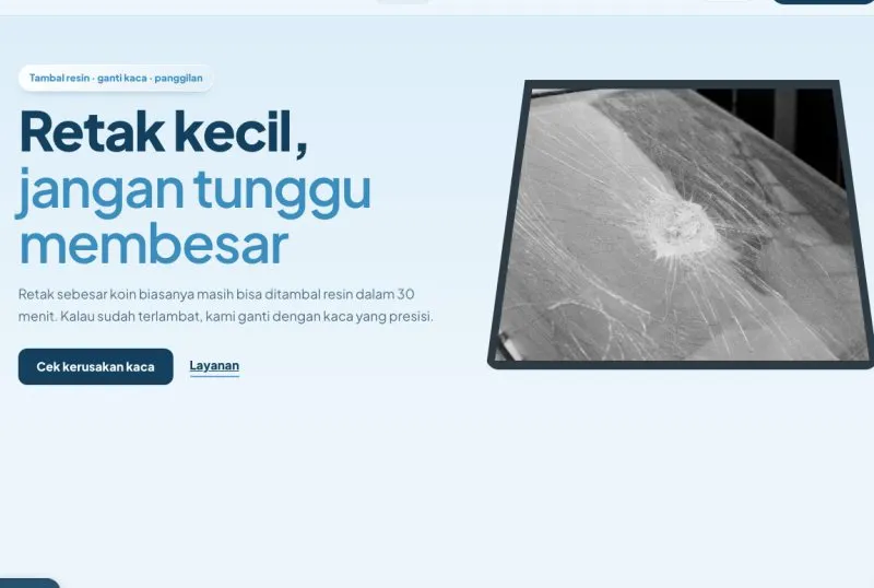 Tampilan theme Kaca Mobil & Wiper