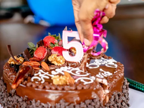 Kue Angka Cokelat