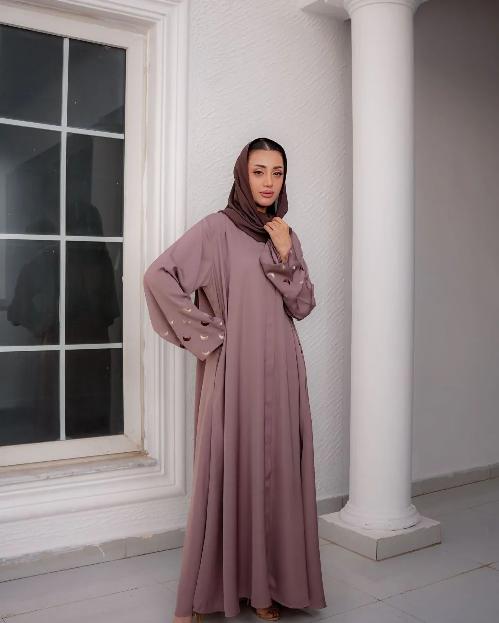 Gamis adem yang nyaman dipakai seharian