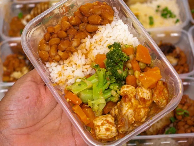 Nasi Merah Ikan Kukus