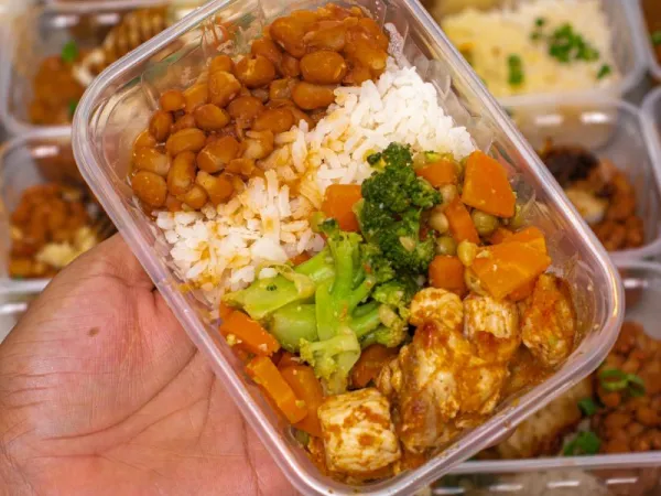 Nasi Merah Ikan Kukus
