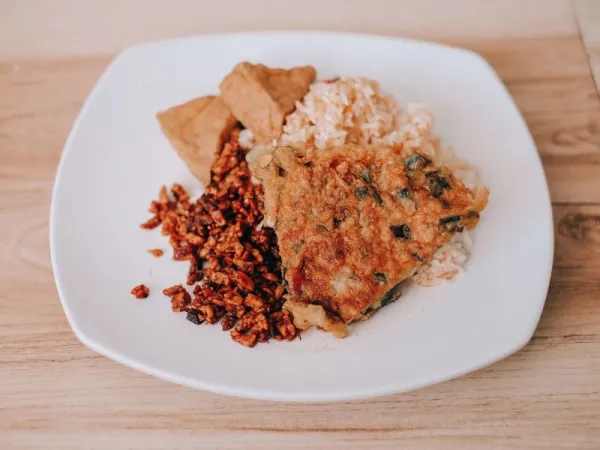 Nasi Tempe Penyet